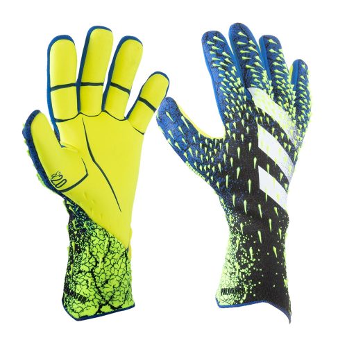 adidas Men's Predator Pro Goalkeeping Gloves Royal/Yellow