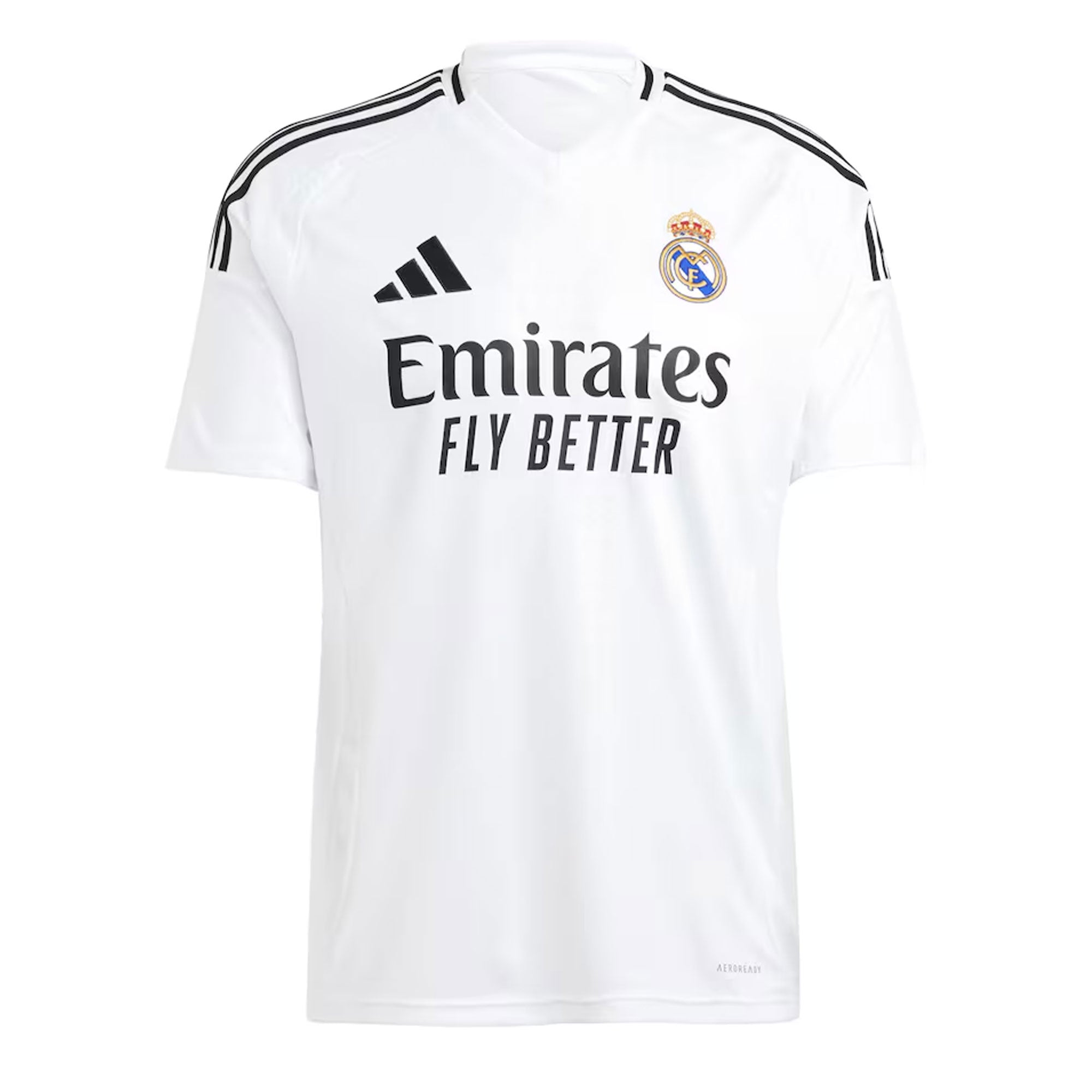 adidas Men's Real Madrid 2024/25 Authentic Home Jersey w/ Bellingham #5 Printing - Image 2