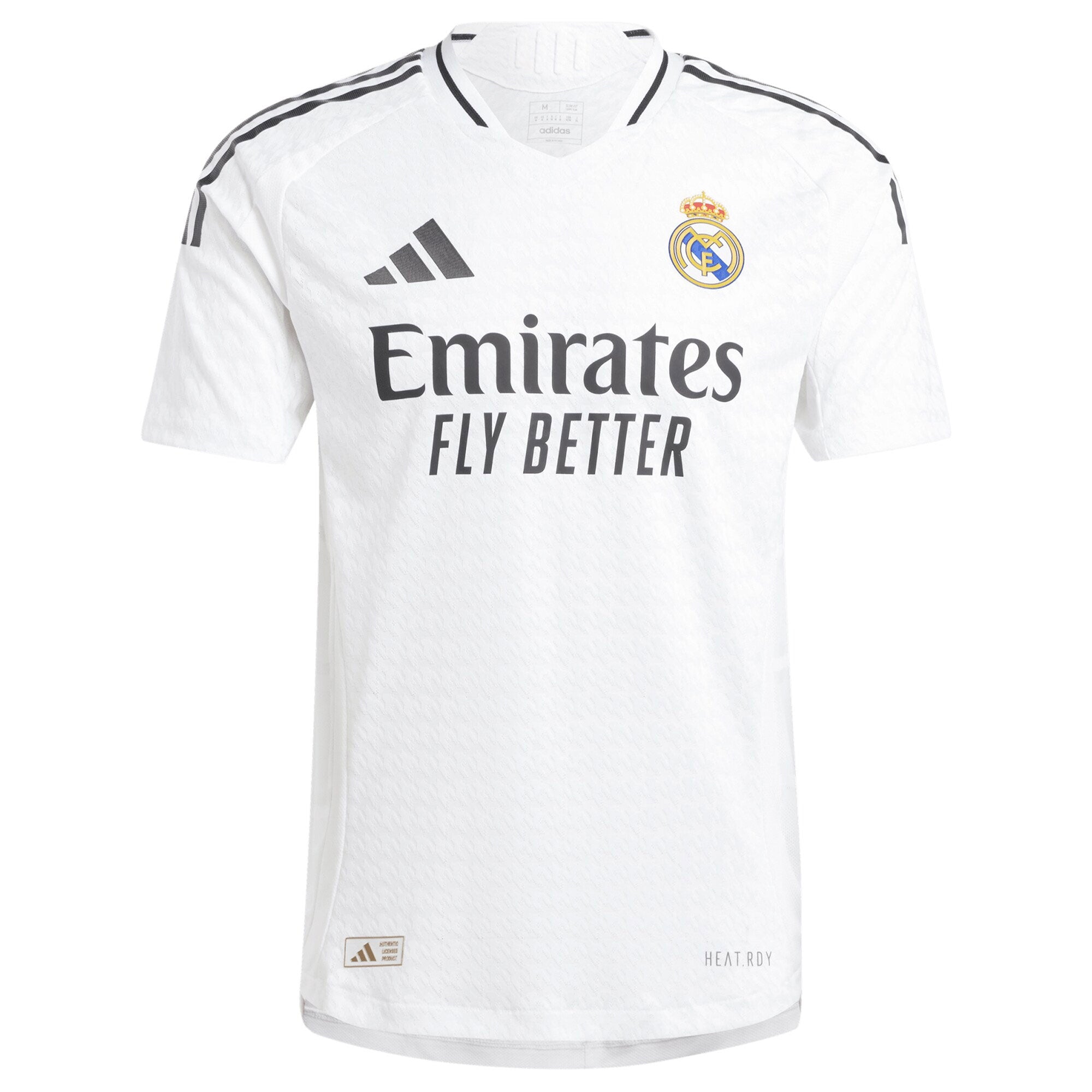 adidas Men's Real Madrid 2024/25 Authentic Home Jersey w/ Mbappe #9 Printing - Image 3