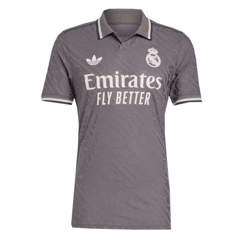 adidas Men's Real Madrid 2024/25 Authentic Third Jersey Charcoal