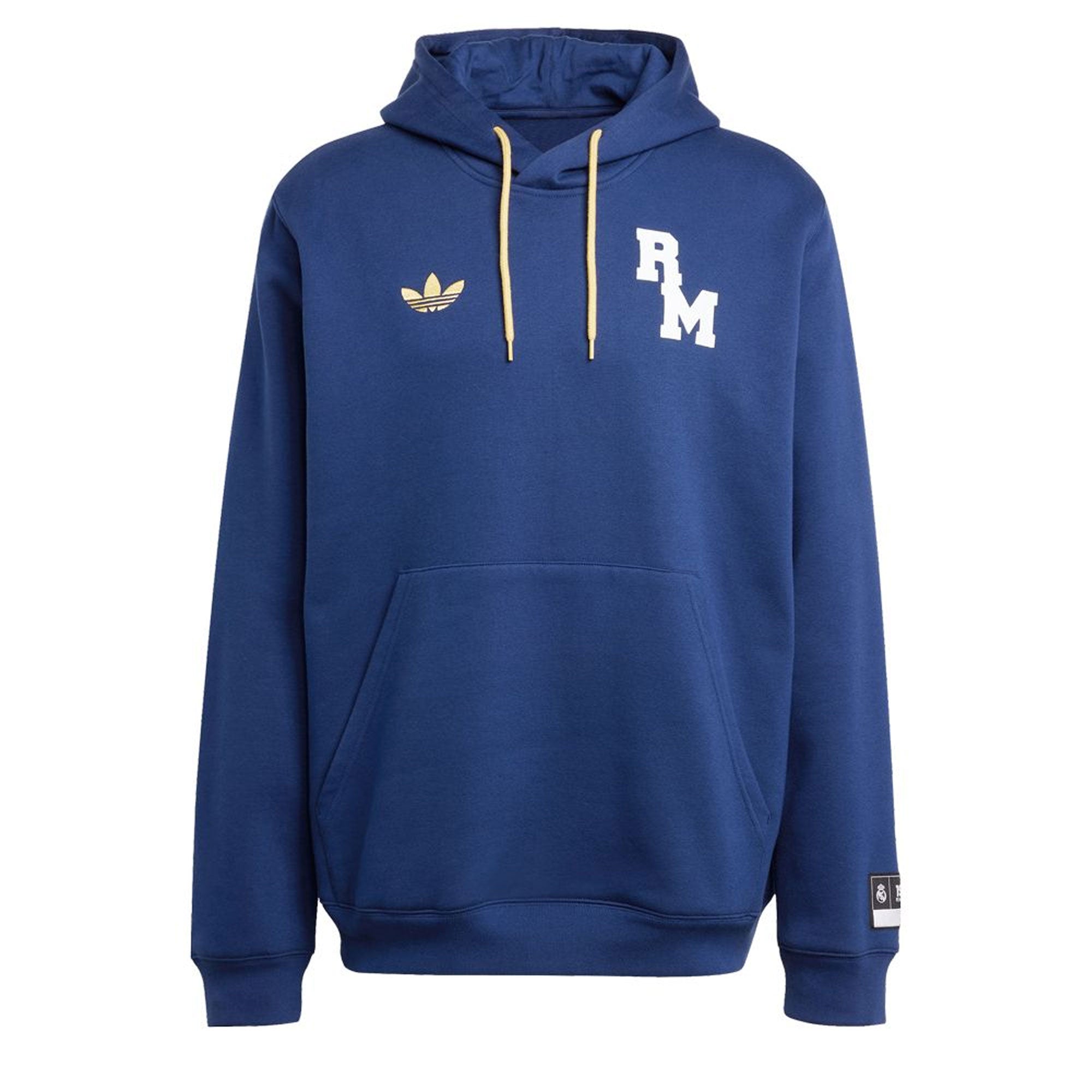adidas Men's Real Madrid 2024/25 VRCT Hoodie Blue