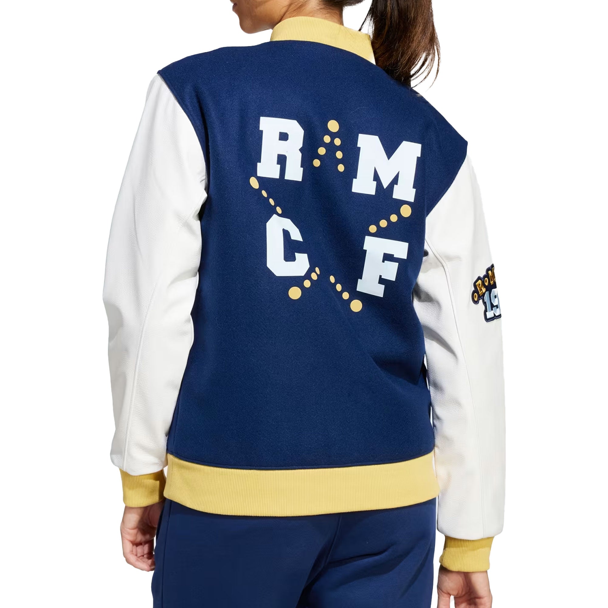 adidas Men's Real Madrid 2024/25 VRCT Jacket Navy/White - Image 2