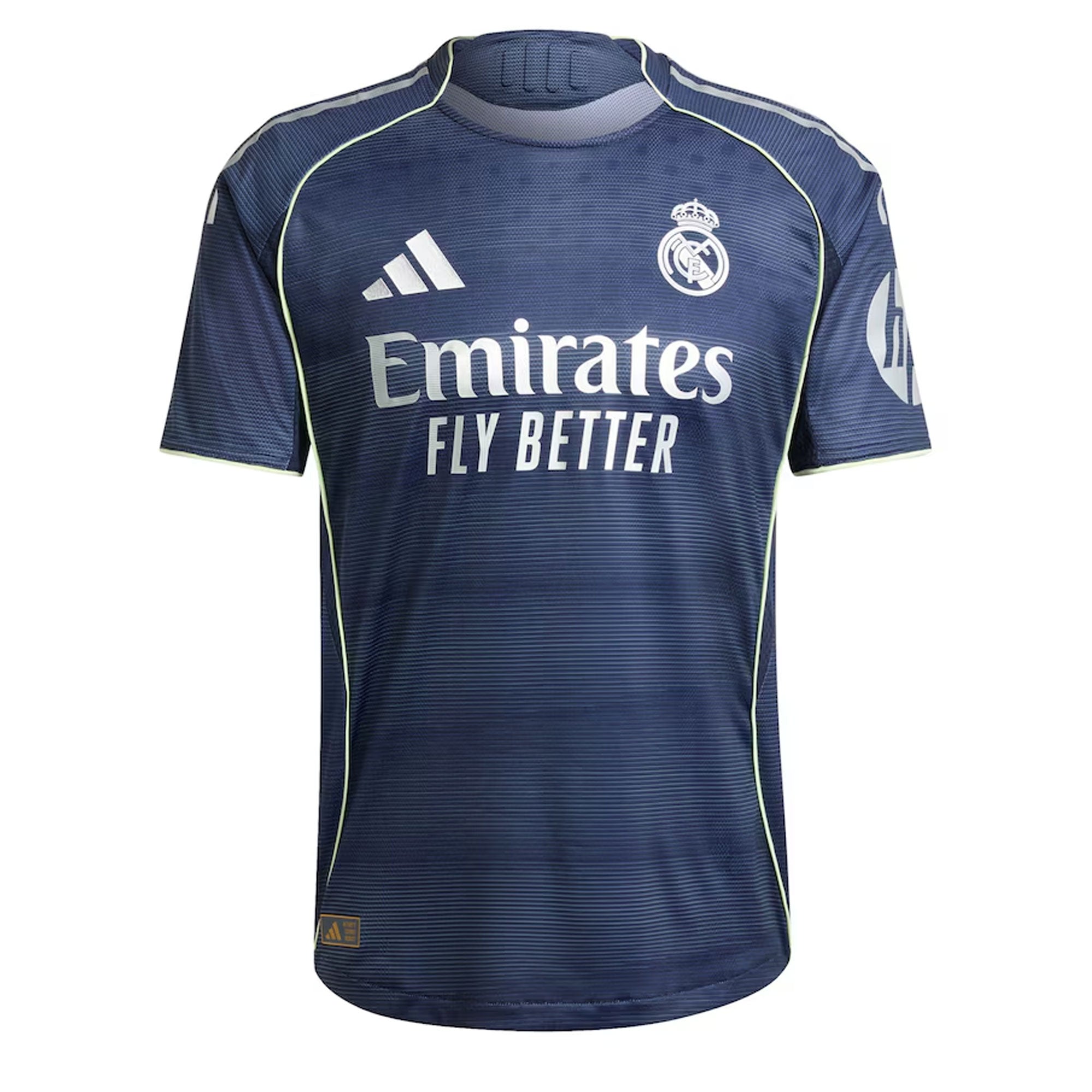 adidas Men's Real Madrid 2025/26 Authentic Away Jersey w/ Bellingham #5 Printing - Image 2