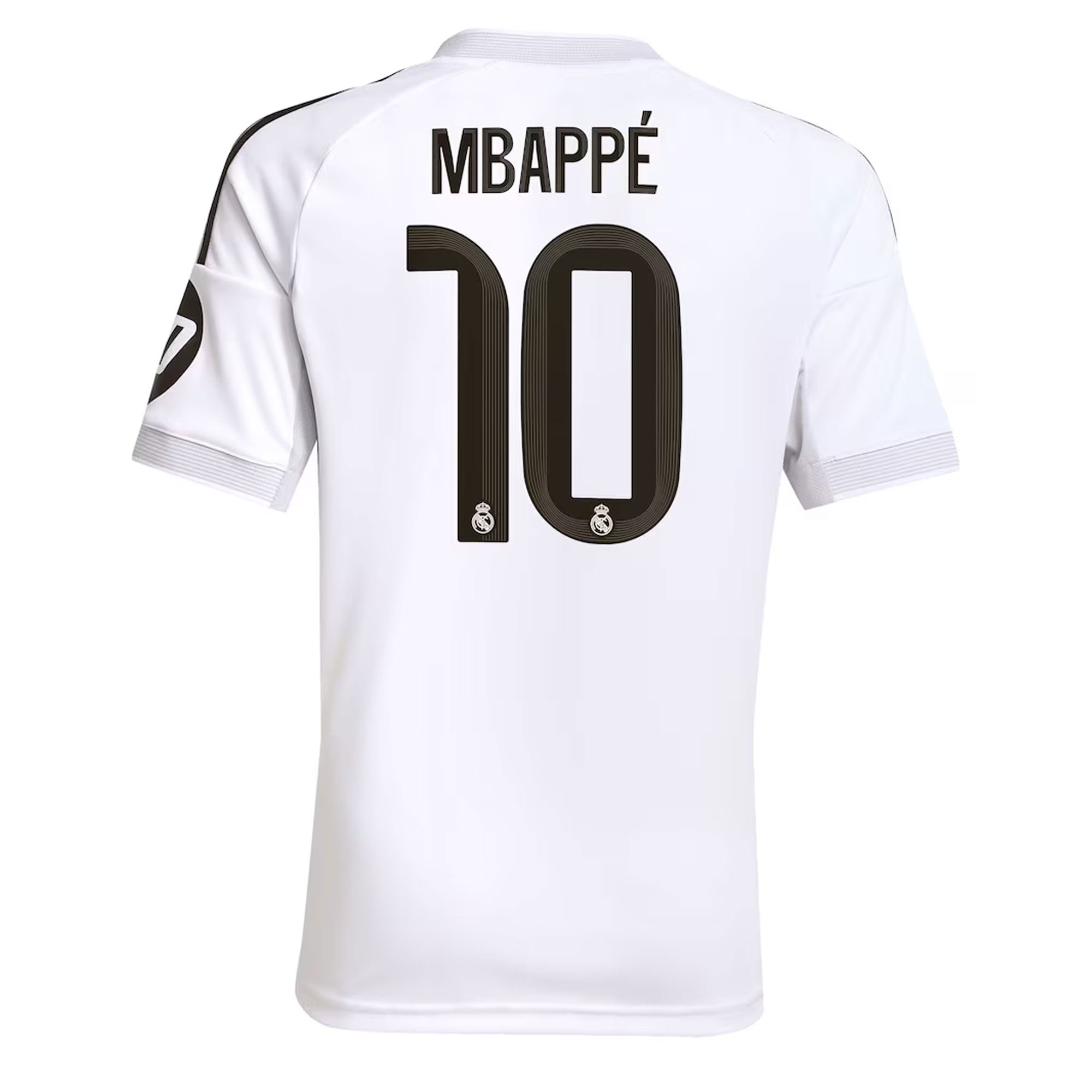 adidas Men's Real Madrid 2025/26 Home Jersey w/ Mbappe #10 Printing - Image 3