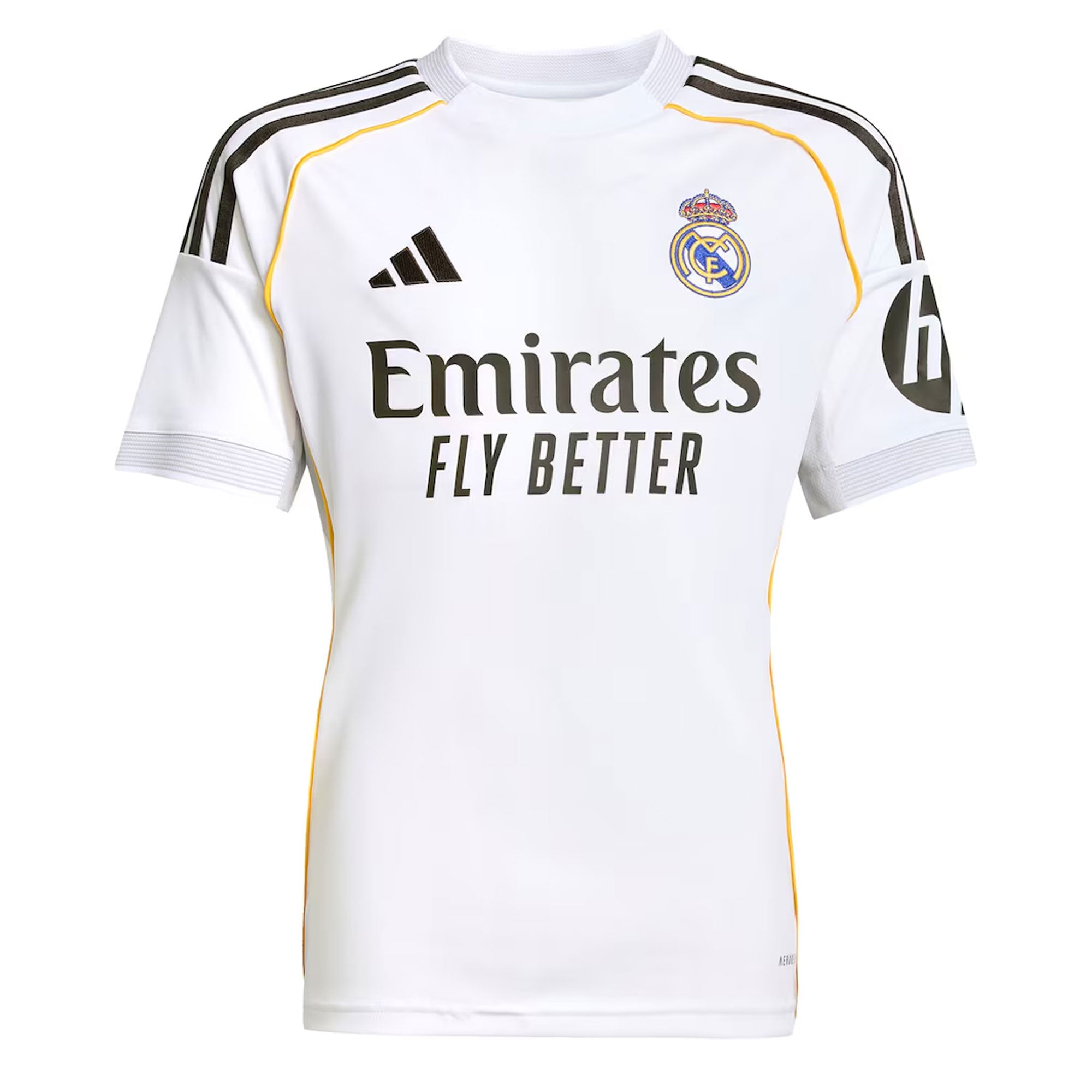 adidas Men's Real Madrid 2025/26 Home Jersey w/ Mbappe #10 Printing - Image 2