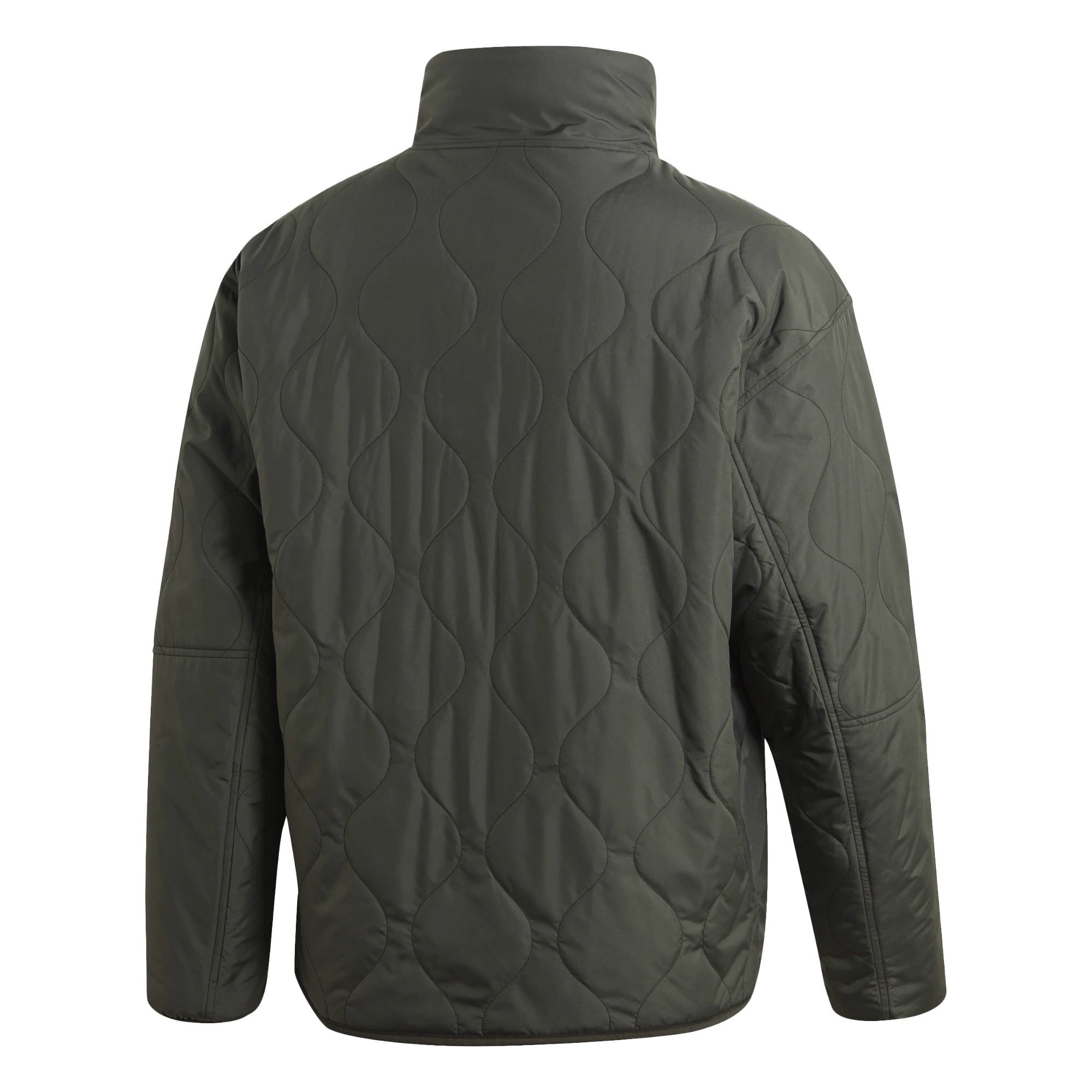 adidas Men's Reversible Boa Padded Sherpa Jacket Black/Grey - Image 2