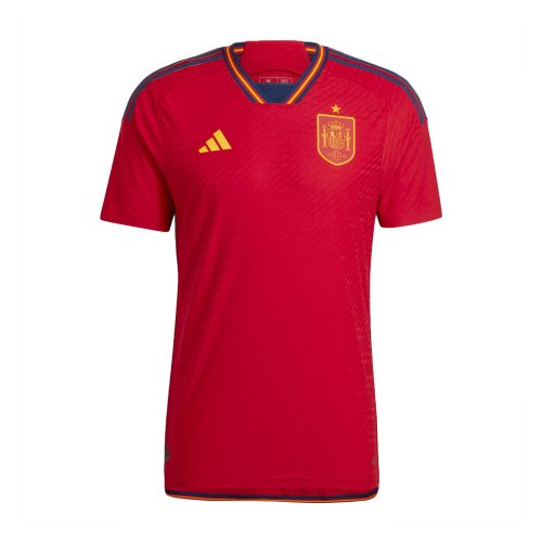 adidas Men's Spain 2022/23 Authentic Home Jersey Power Red/Navy