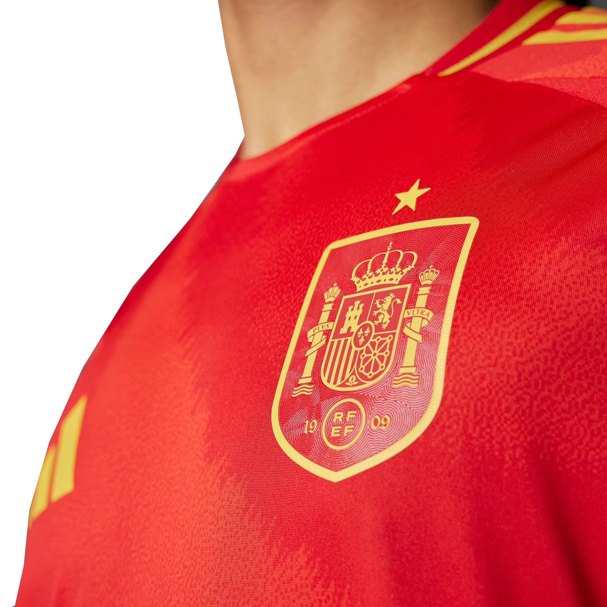 adidas Men's Spain 2024/25 Authentic Home Jersey Better Scarlet - Image 3