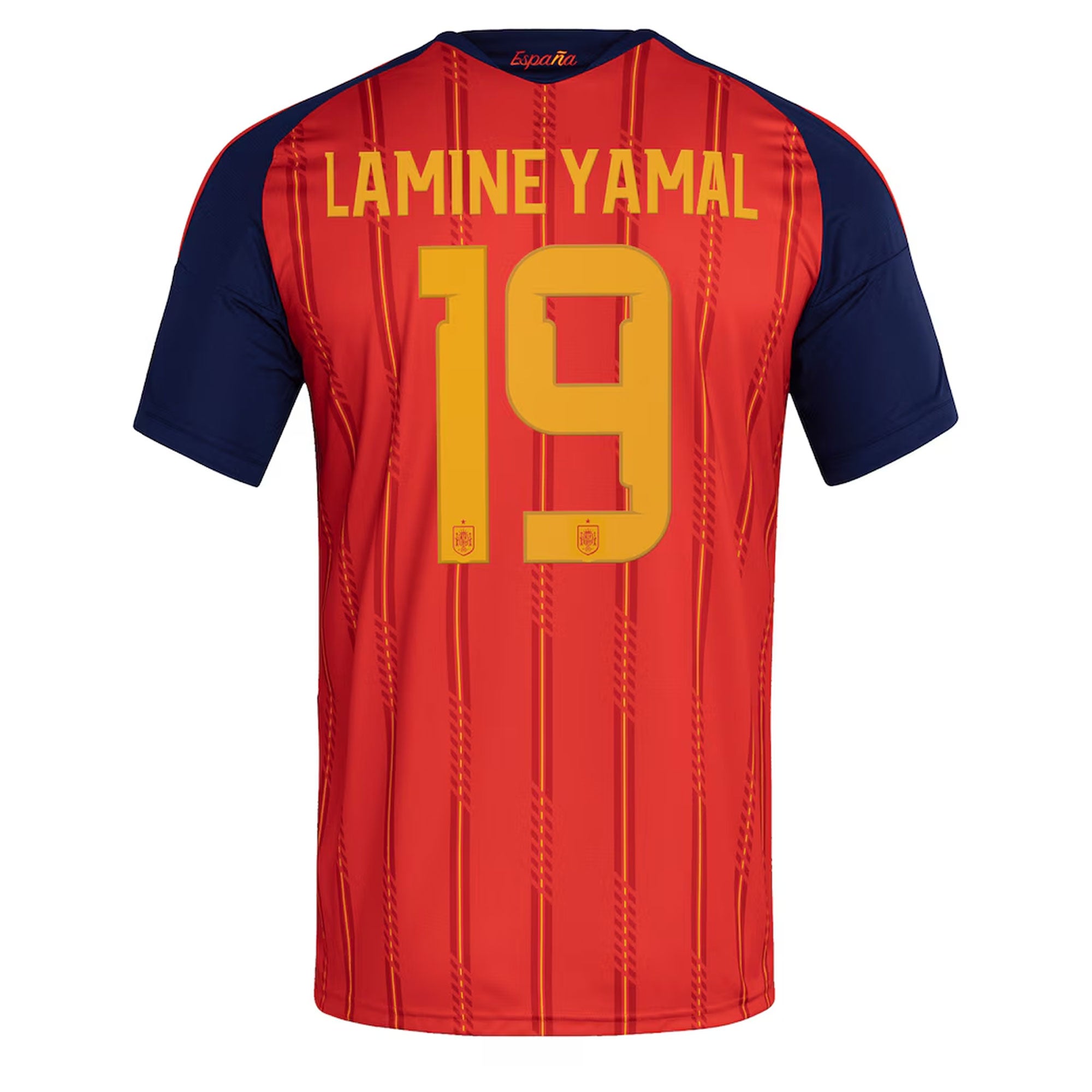 adidas Men's Spain World Cup 2026 Home Jersey w/ Lamine Yamal #19 Printing - Image 3