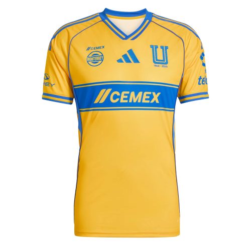 adidas Men's Tigres UANL 2025/26 Home Jersey Gold/Blue