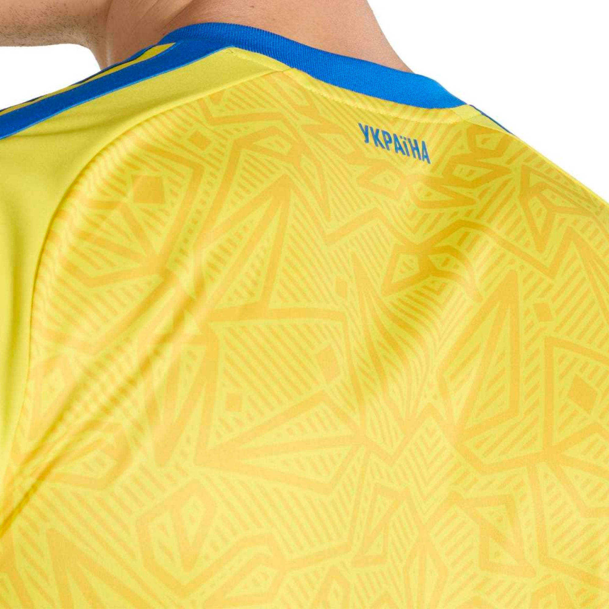adidas Men's Ukraine 2026/27 Home Jersey Yellow - Image 4