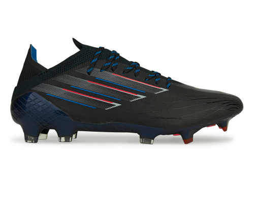 adidas Men's X Speedflow.1 FG Core Black/Vivid Red