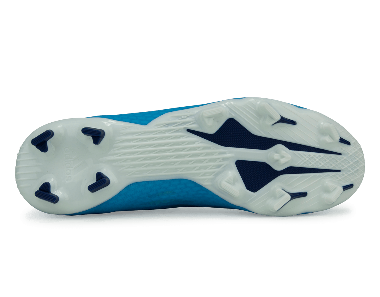 adidas Men's X Speedflow.3 FG Sky Blue/Pink/White - Image 4