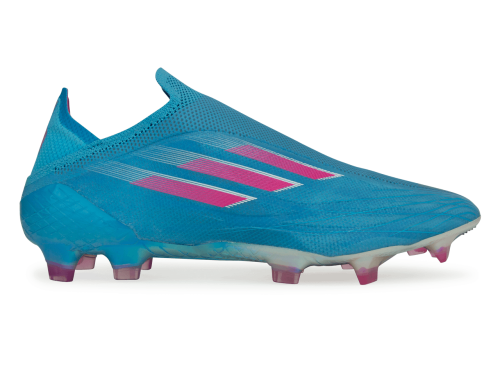 adidas Men's X Speedflow+ FG Sky Blue/Pink/White