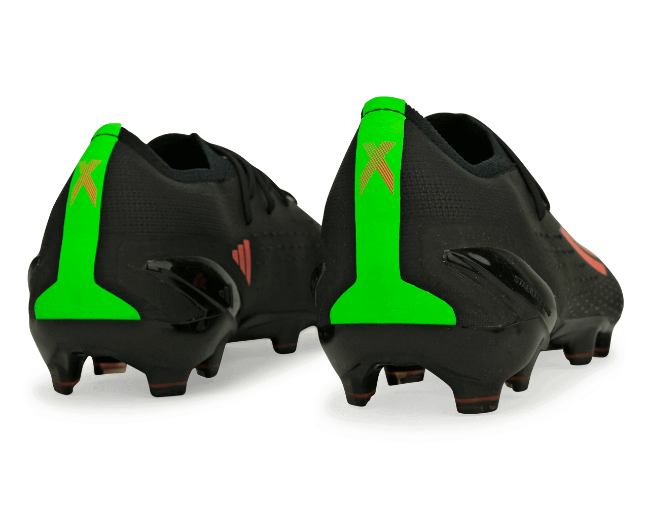 adidas Men's X SpeedPortal.1 FG Black/Solar Red - Image 4