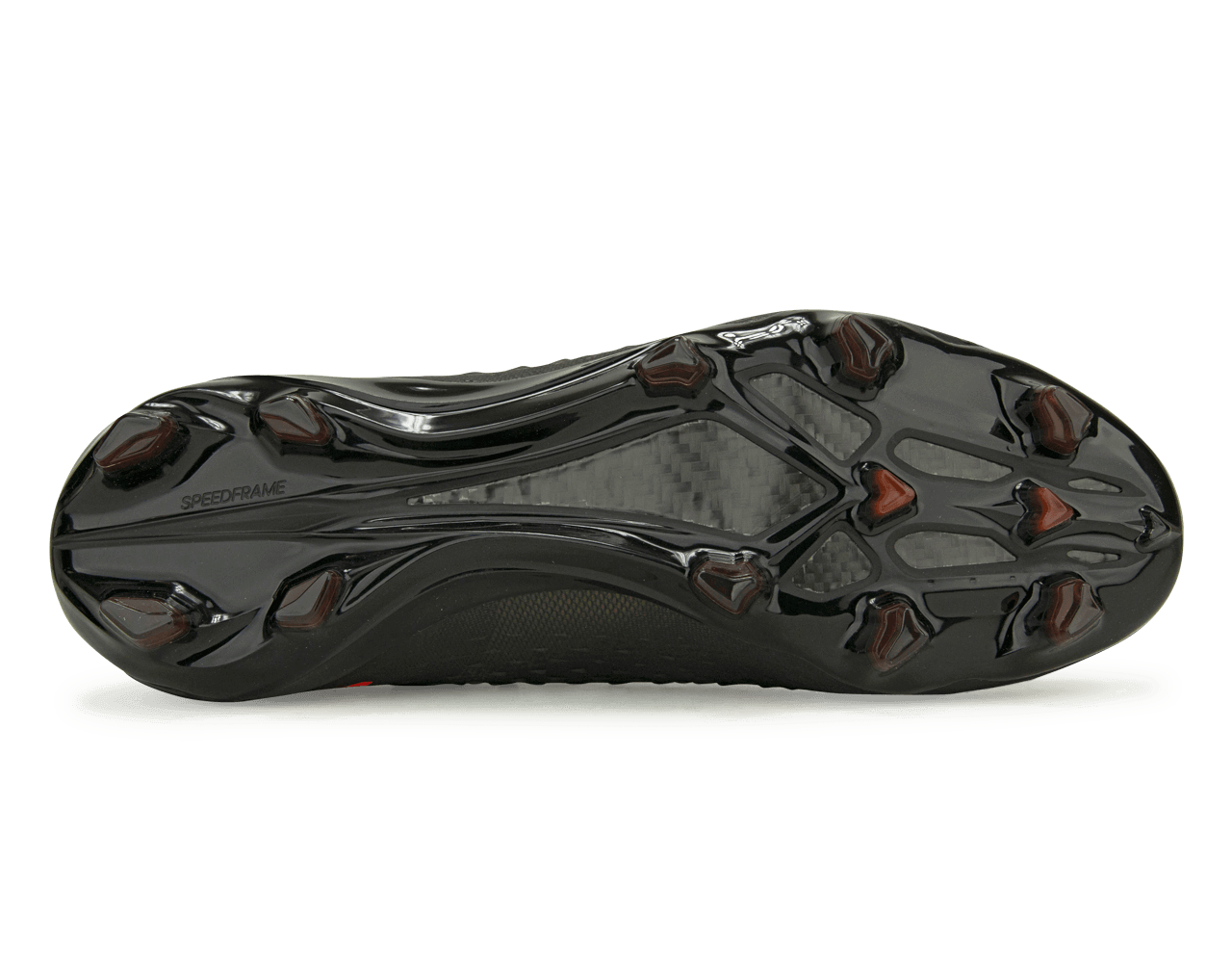 adidas Men's X SpeedPortal.1 FG Black/Solar Red - Image 5