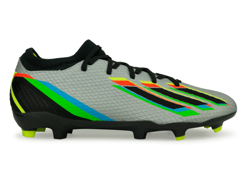 adidas Men's X SpeedPortal.3 FG Silver Metallic/Solar Yellow