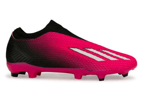 adidas Men's X SpeedPortal.3 Laceless FG Pink/Black