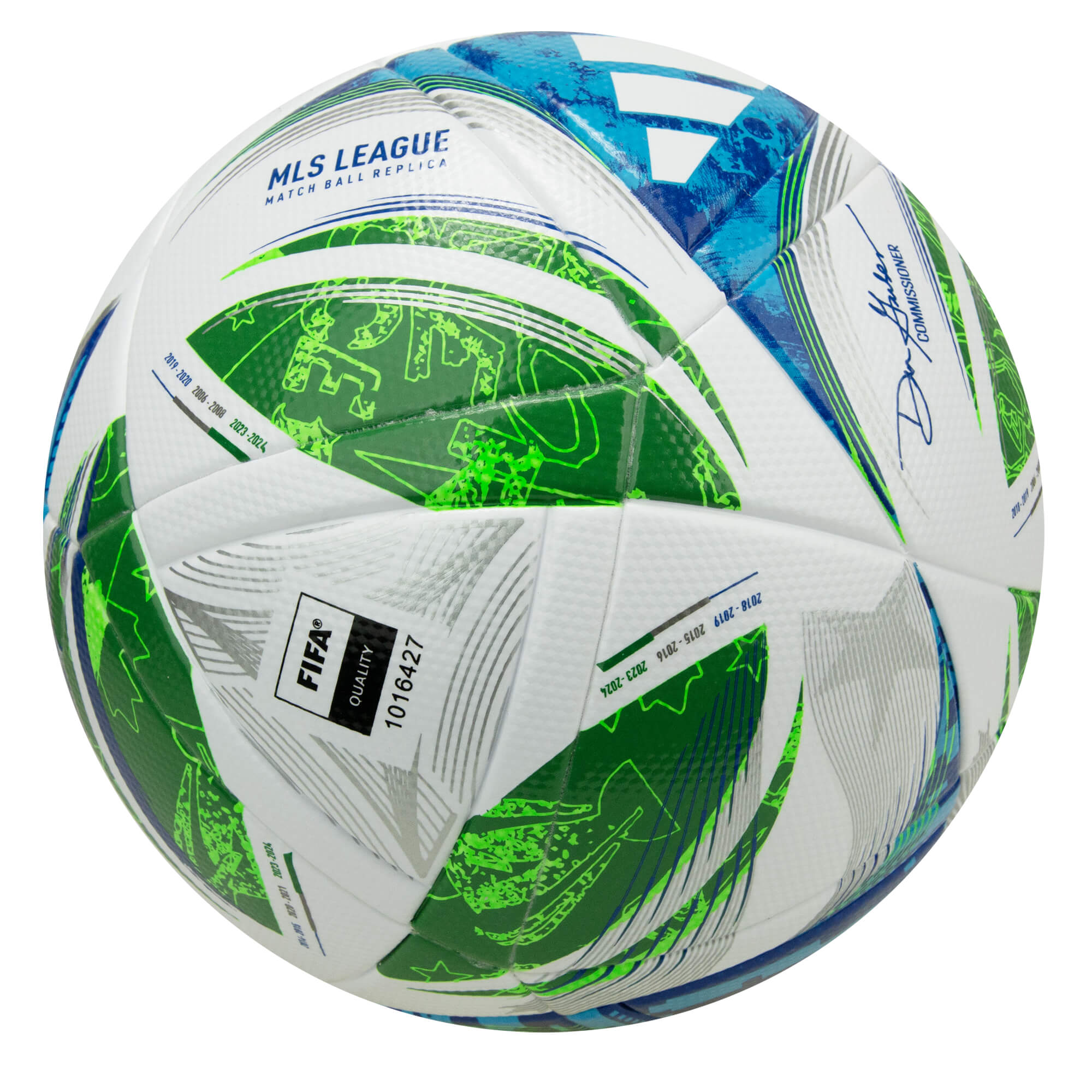 adidas MLS 2024/25 League NFHS Ball White/Green/Blue