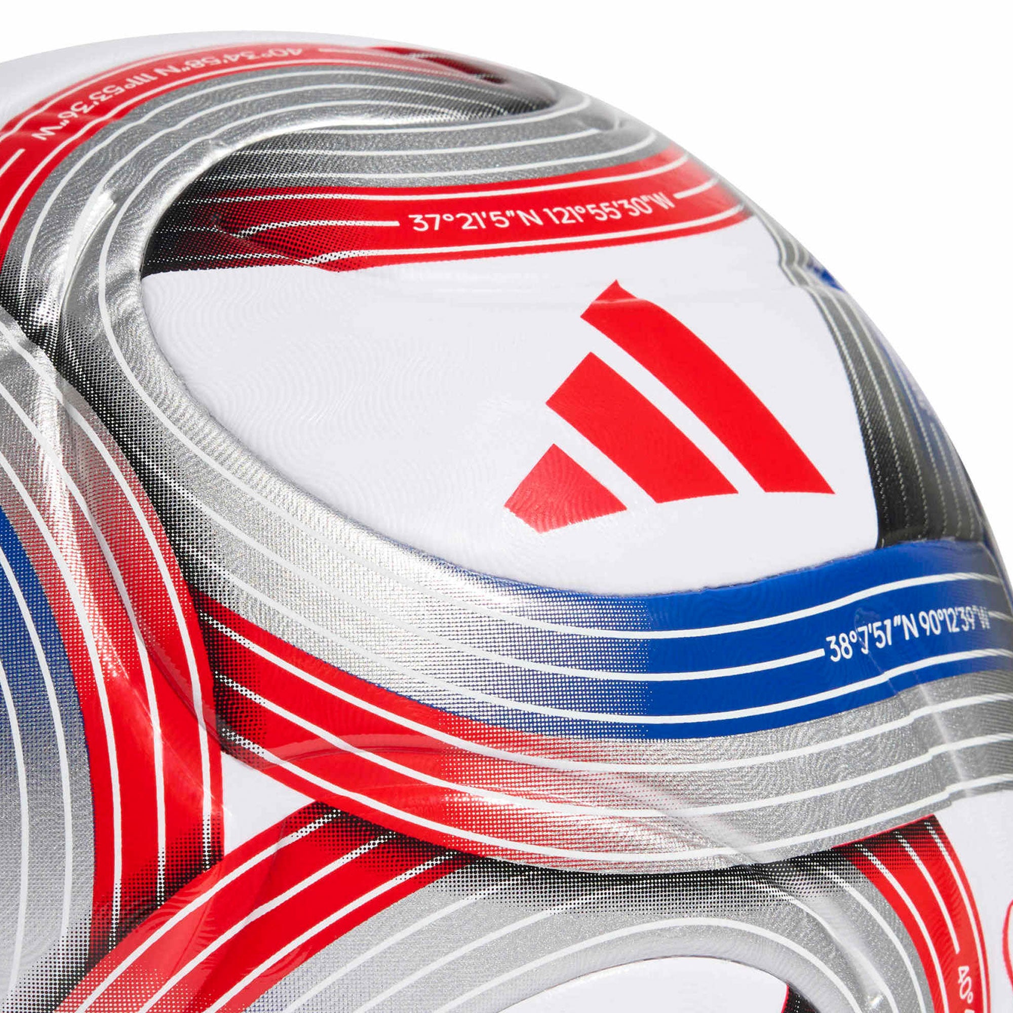 adidas MLS League 2026 NFHS Ball White/Royal Blue/Red - Image 3