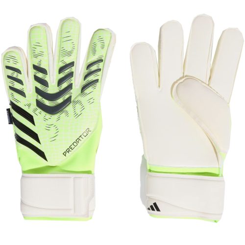 adidas Predator GL Match Fingersave Goalkeeper Gloves White/Green/Black