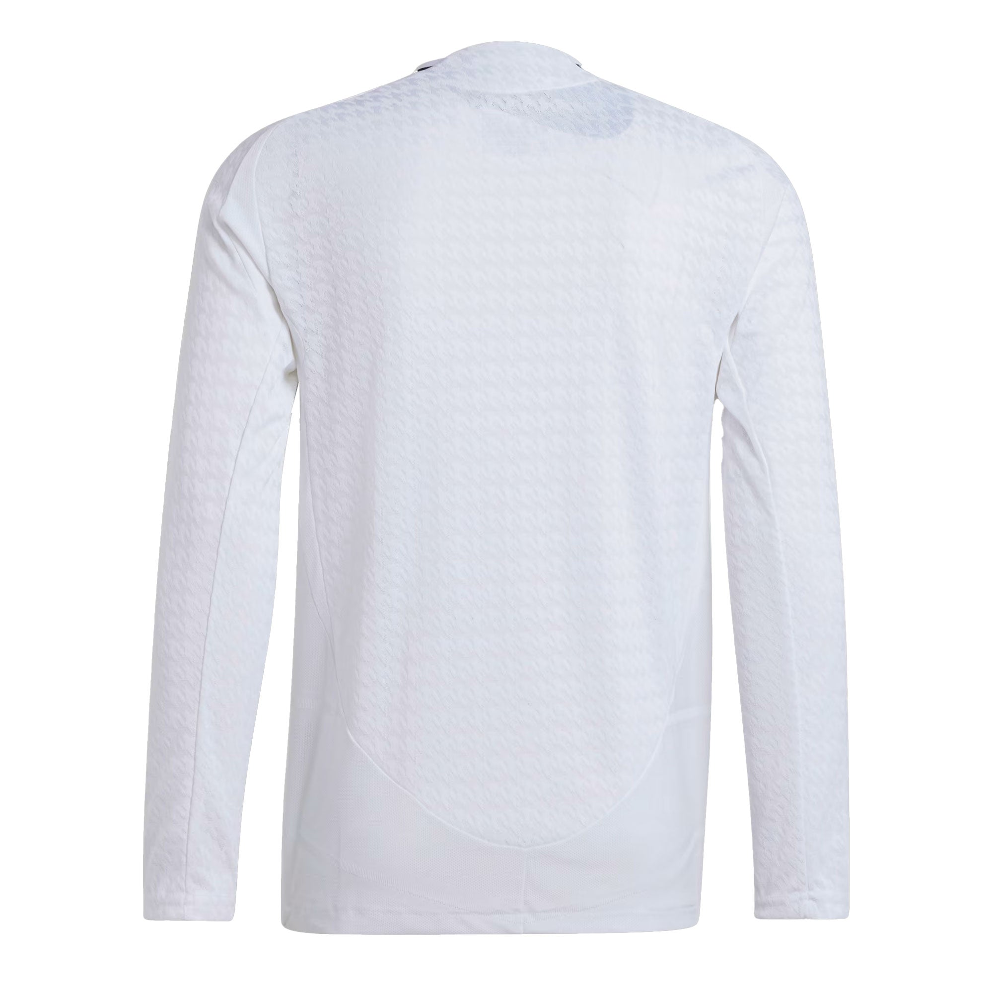 adidas Men's Real Madrid 2024/25 Authentic Home Long Sleeve Jersey White/Black - Image 2