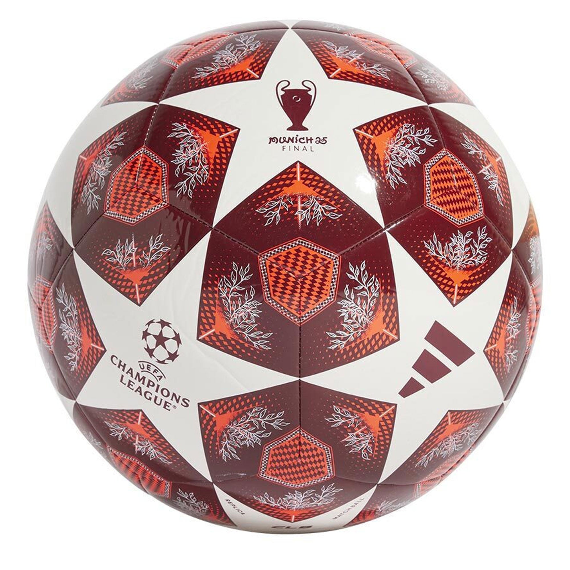 adidas UCL 2024/25 Club Ball White/Solar Red