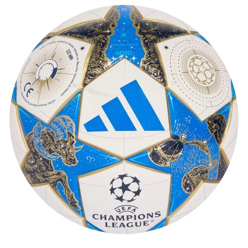 adidas UEFA Champions League 2025/26 Mini Ball White/Pantone/Matte Gold