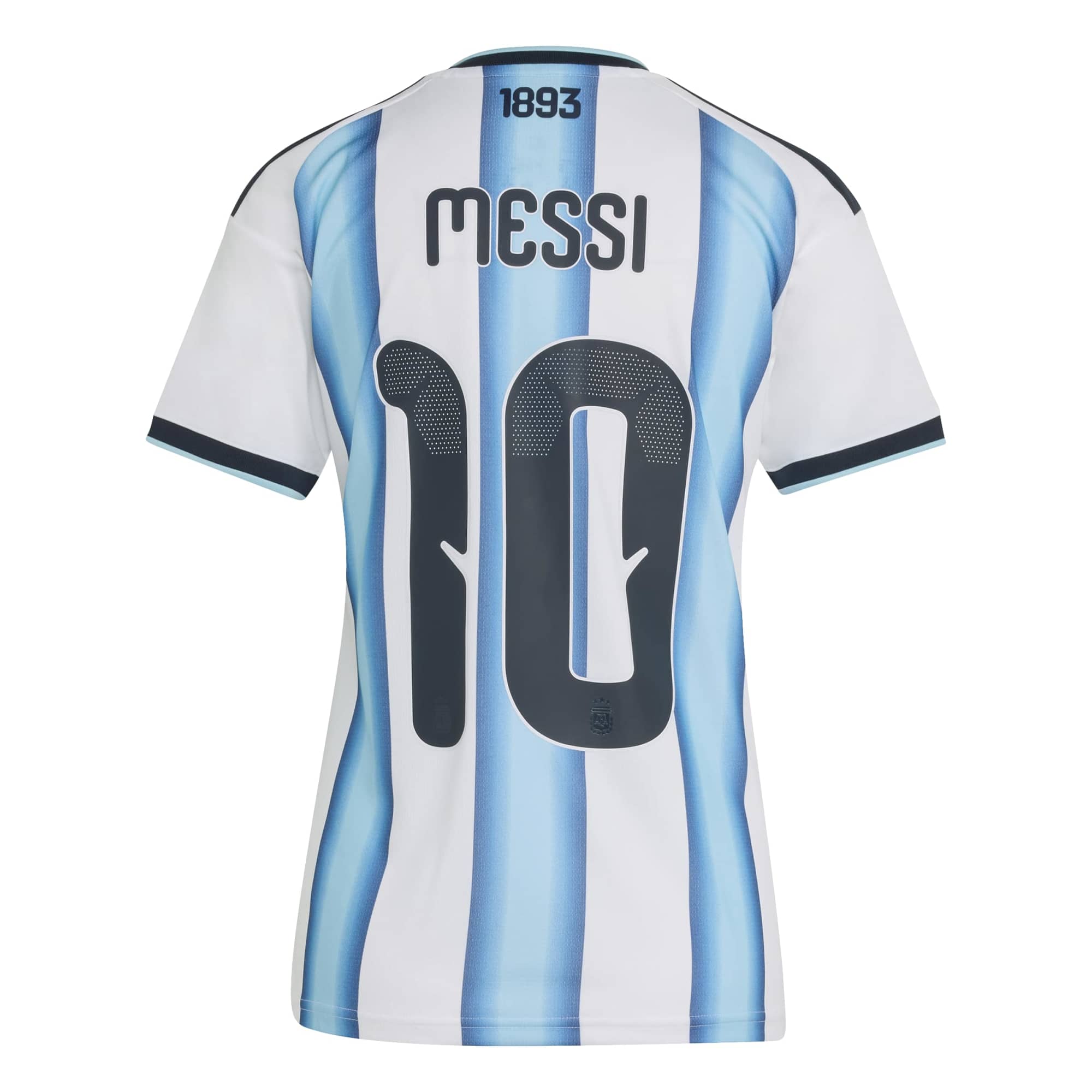 adidas Women's Argentina World Cup 2026 Home Jersey w/ Messi #10 Printing - Image 3