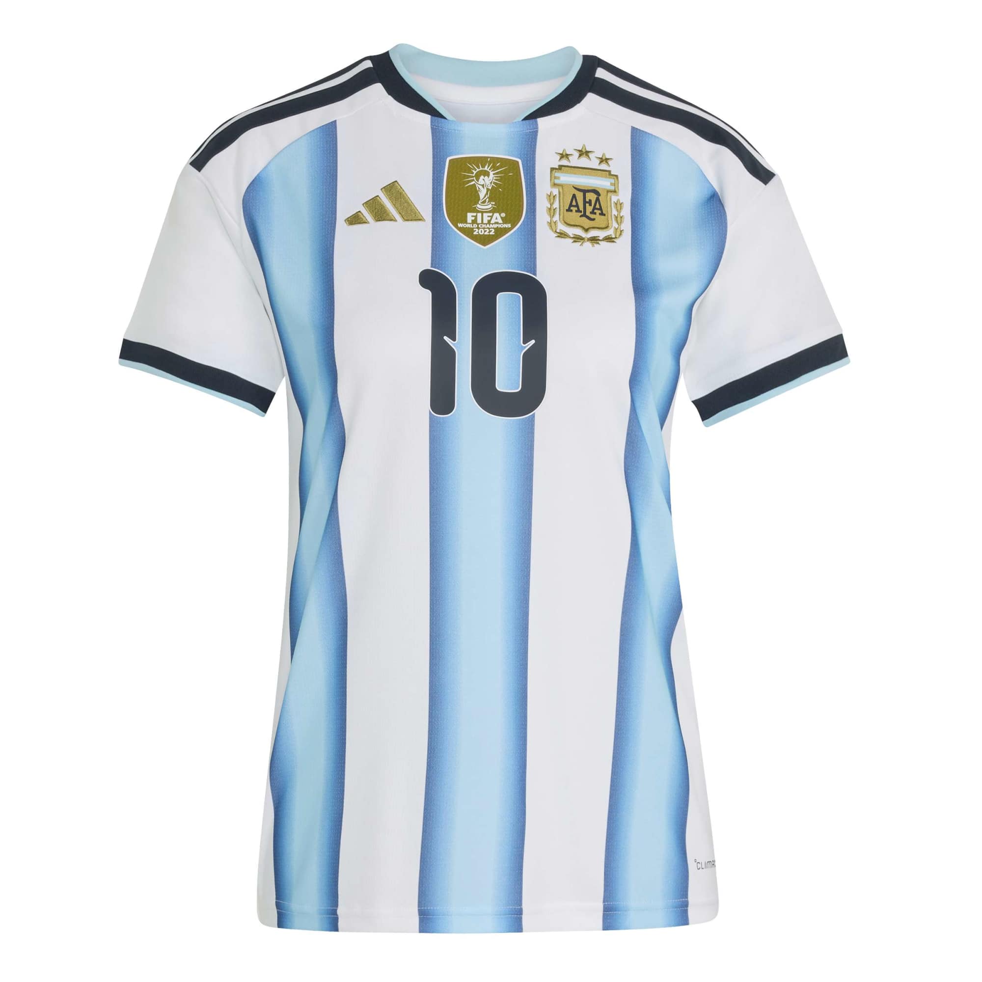 adidas Women's Argentina World Cup 2026 Home Jersey w/ Messi #10 Printing - Image 2