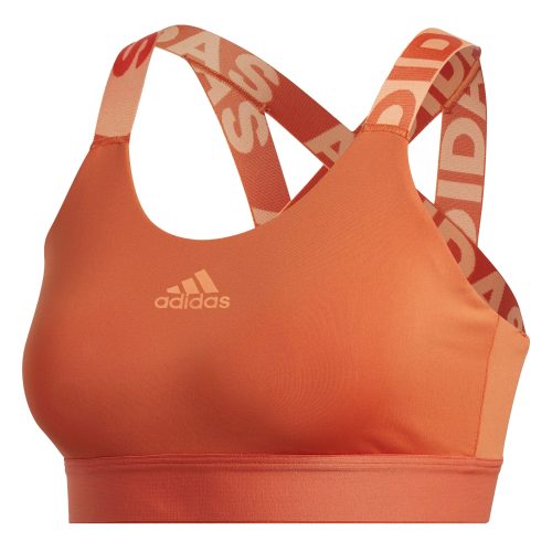 adidas Women's Don't Rest Alphaskin Padded Bra Glory Amber