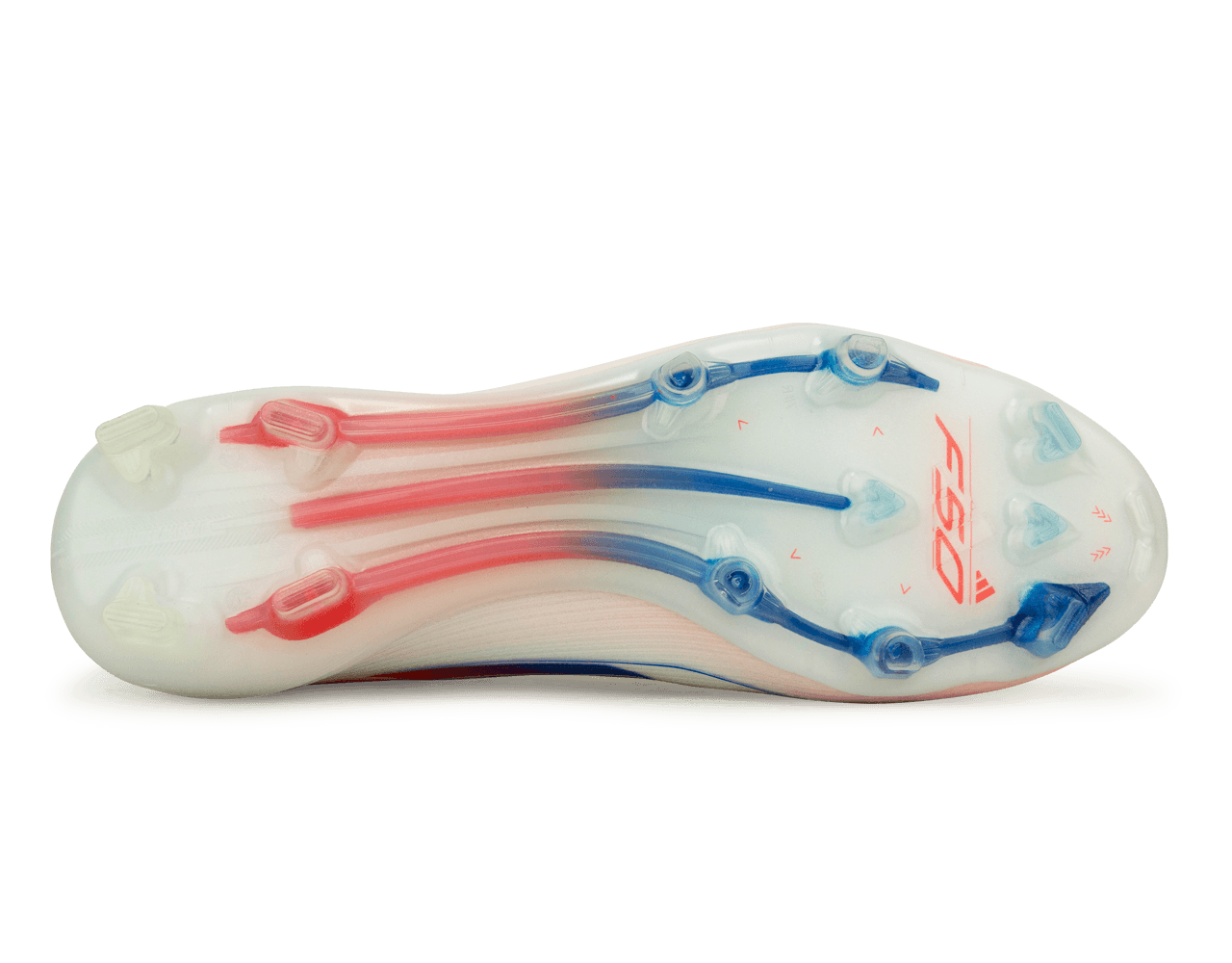 adidas Women's F50 Elite Mid FG White/Lucid Blue - Image 6