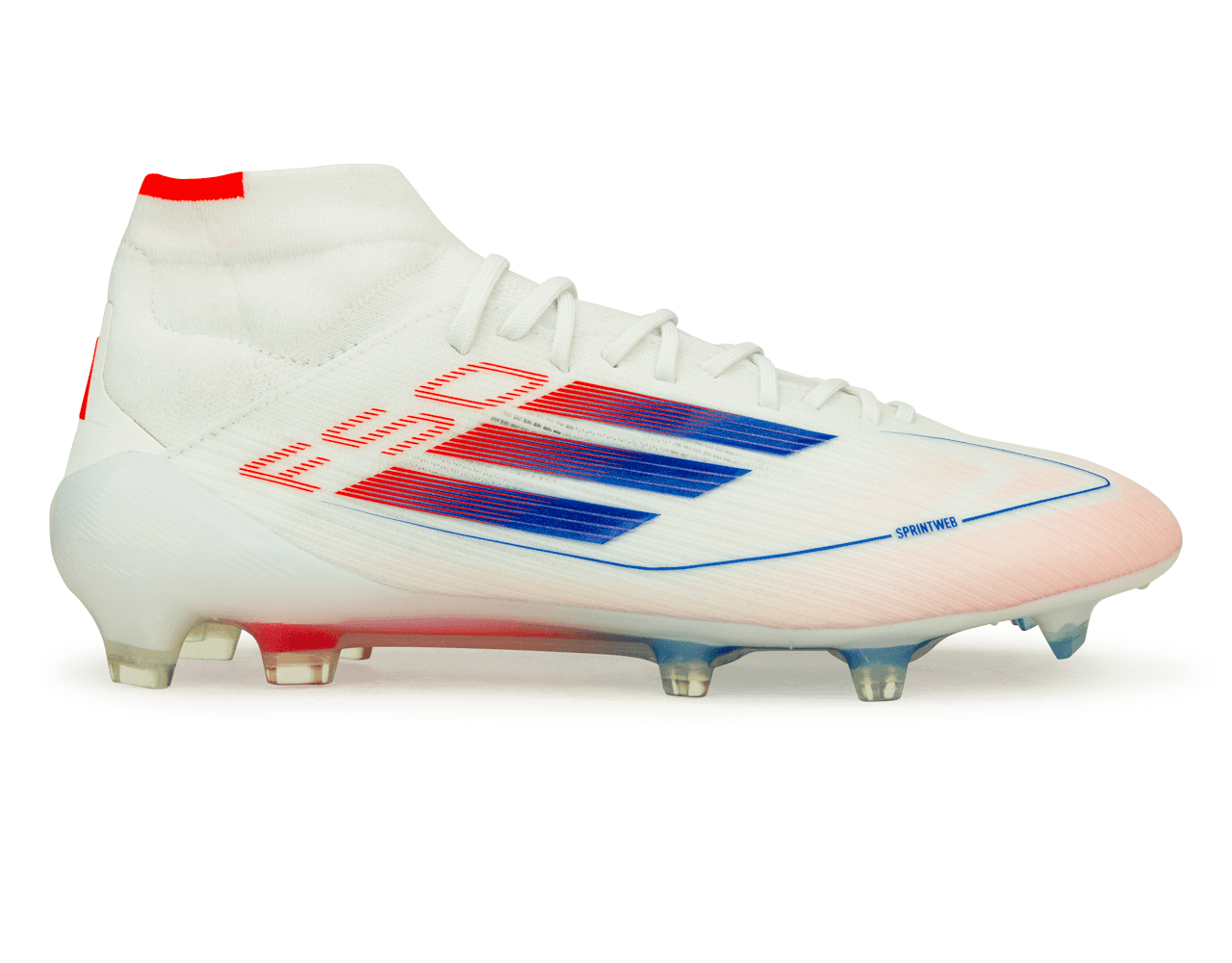 adidas Women's F50 Elite Mid FG White/Lucid Blue