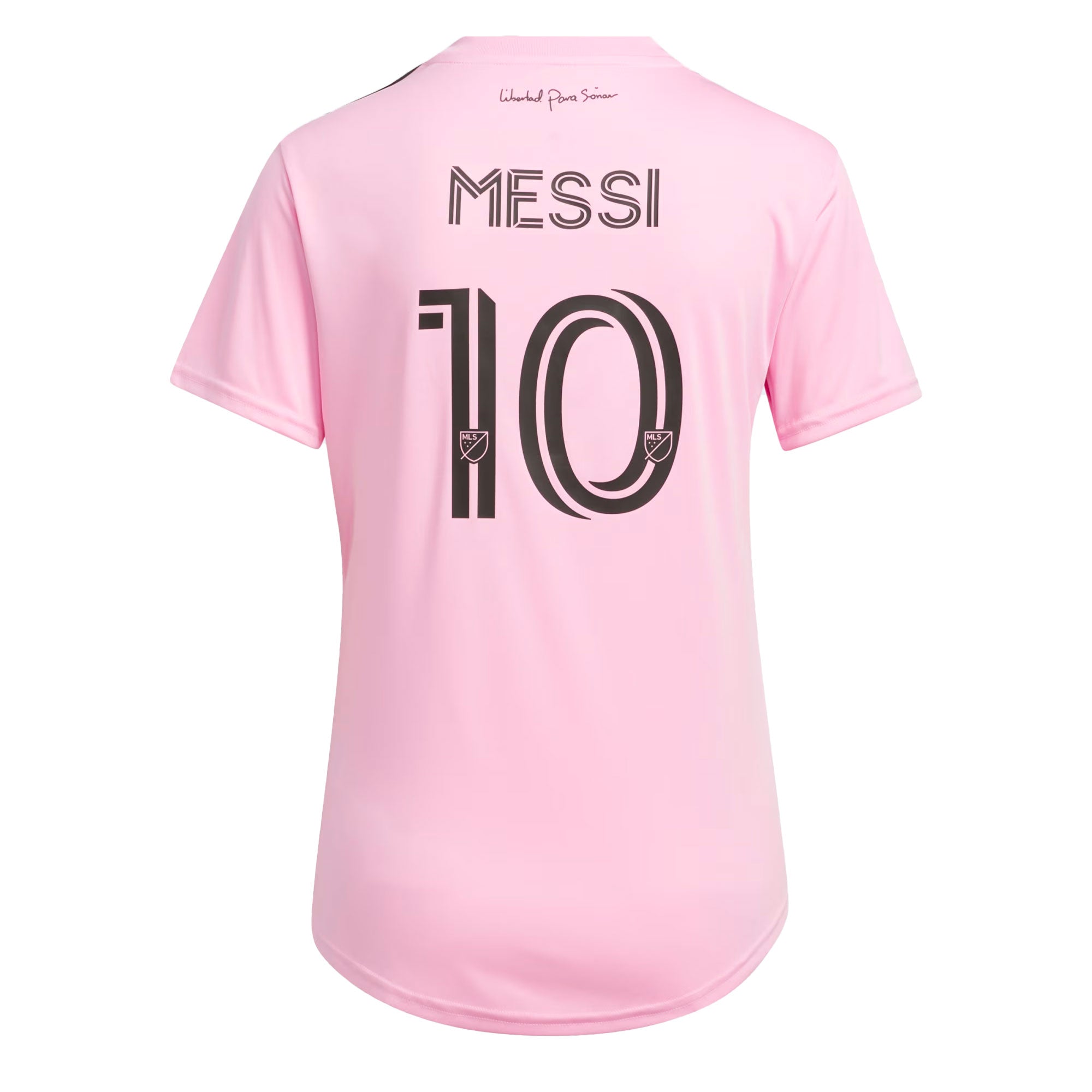adidas Women's Inter Miami 2022/23 Home Jersey w/ Messi #10 Printing - Image 2