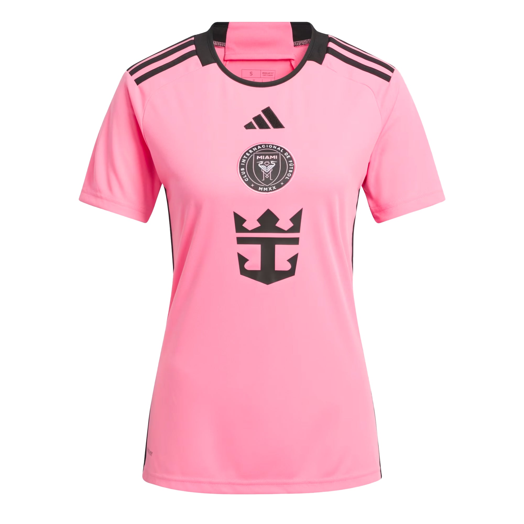 adidas Women's Inter Miami 2024/25 Home Jersey w/ Messi #10 Printing - Image 2