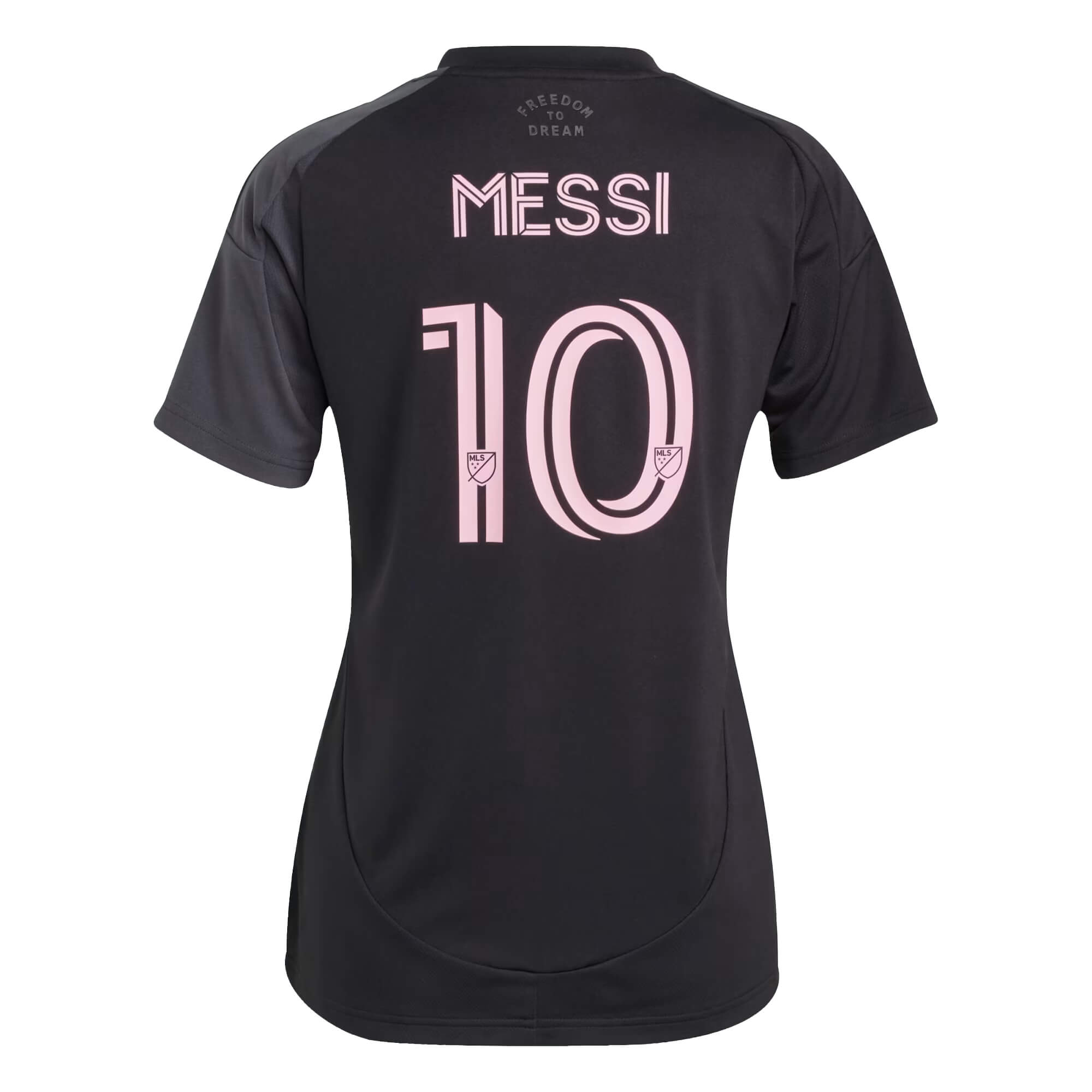 adidas Women's Inter Miami 2025/26 Away Jersey w/ Messi #10 Printing - Image 2