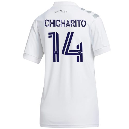 adidas Women's LA Galaxy 2020 Chicharito Home Jersey White/Grey