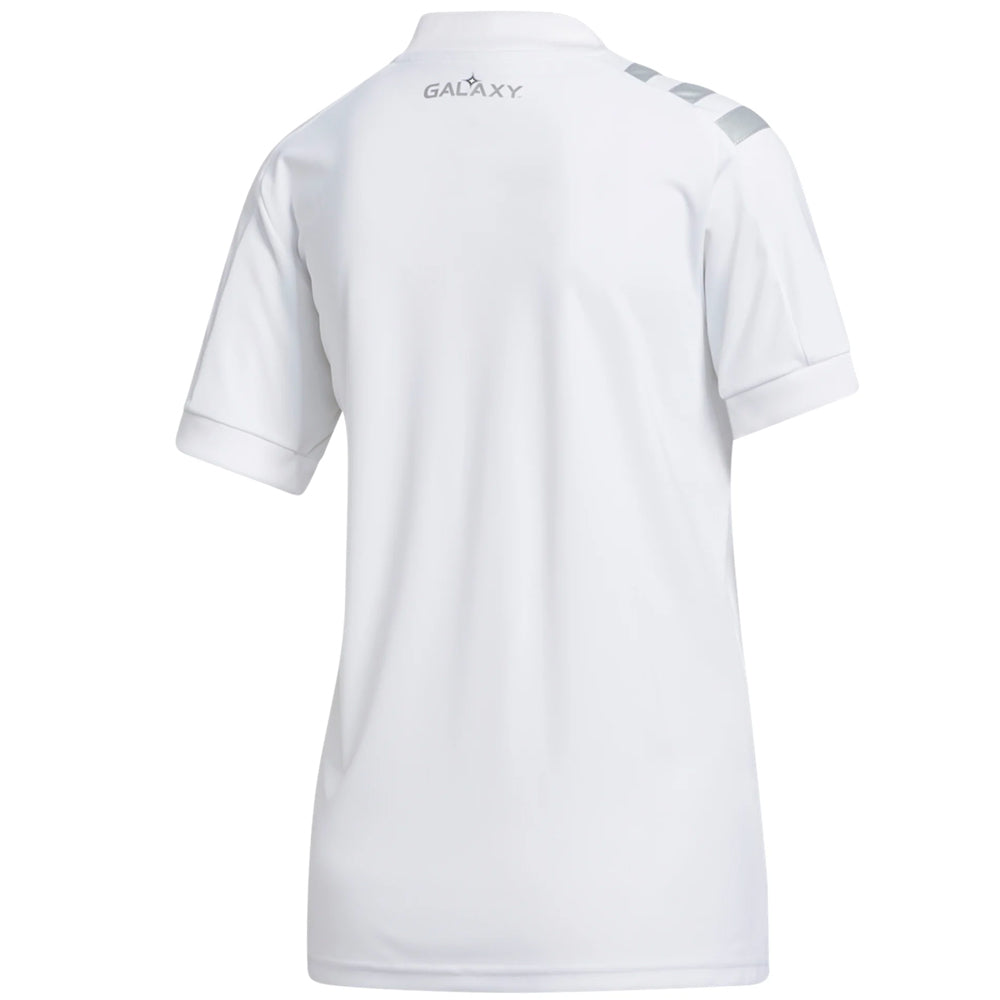 adidas Women's LA Galaxy 2020 Home Jersey White/Grey - Image 2