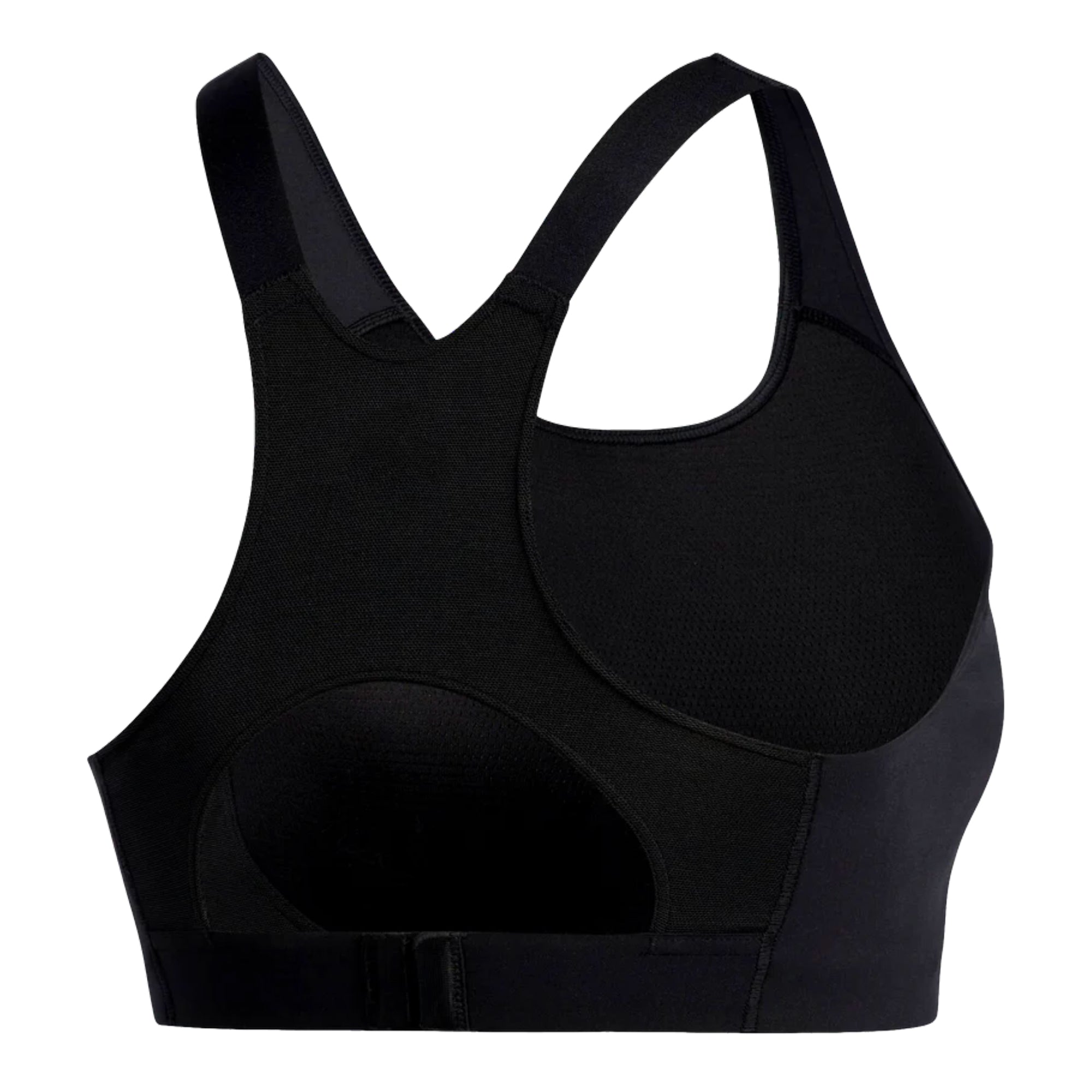 adidas Women's Ultimate Alpha Sports Bra Black - Image 2