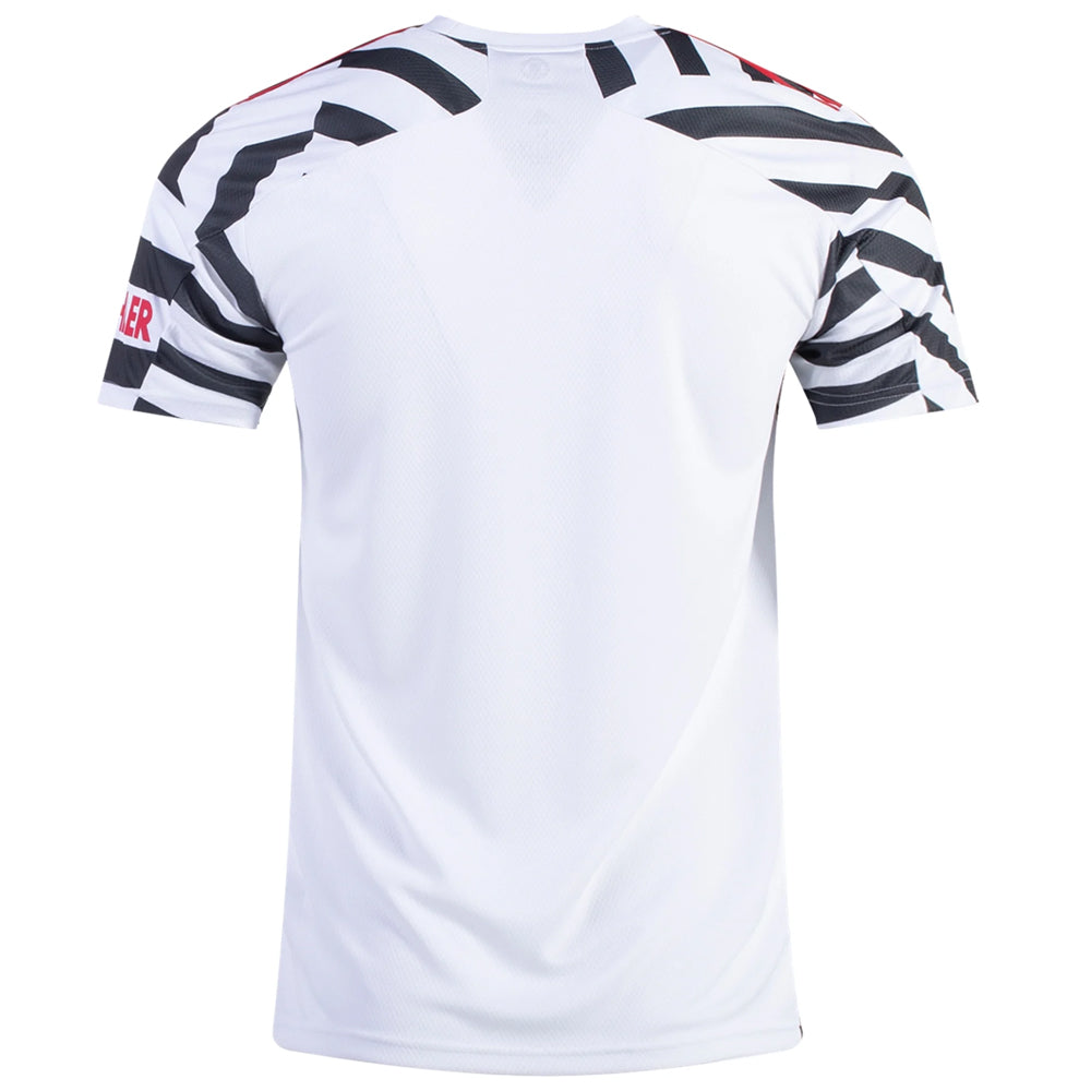 adidas Men's Manchester United 2020/21 Third Jersey White/Black - Image 2