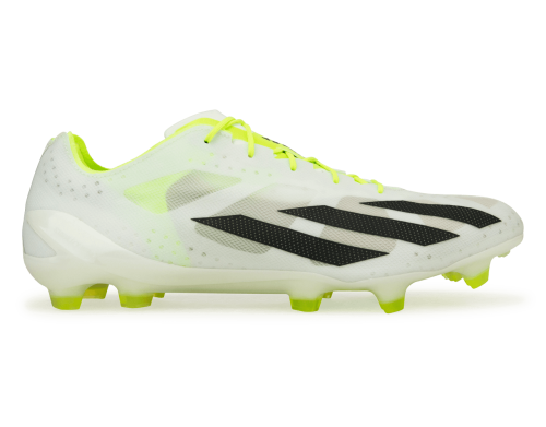 adidas Men's X Crazyfast+ FG White/Black/Lemon
