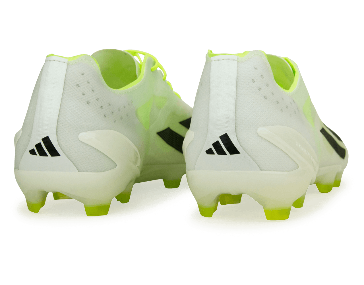 adidas Men's X Crazyfast+ FG White/Black/Lemon - Image 4