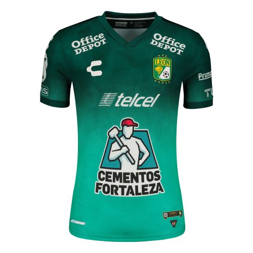 Charly Men's León 2021/22 Authentic Home Jersey Green/White