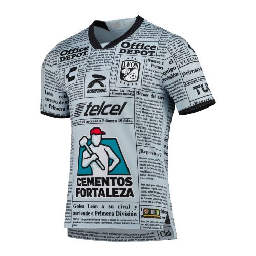 Charly Men's León 2022/23 Authentic Away Jersey Grey/Black