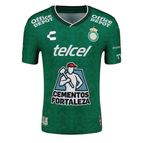 Charly Men's Leon 2024/25 Authentic Home Jersey Green/White