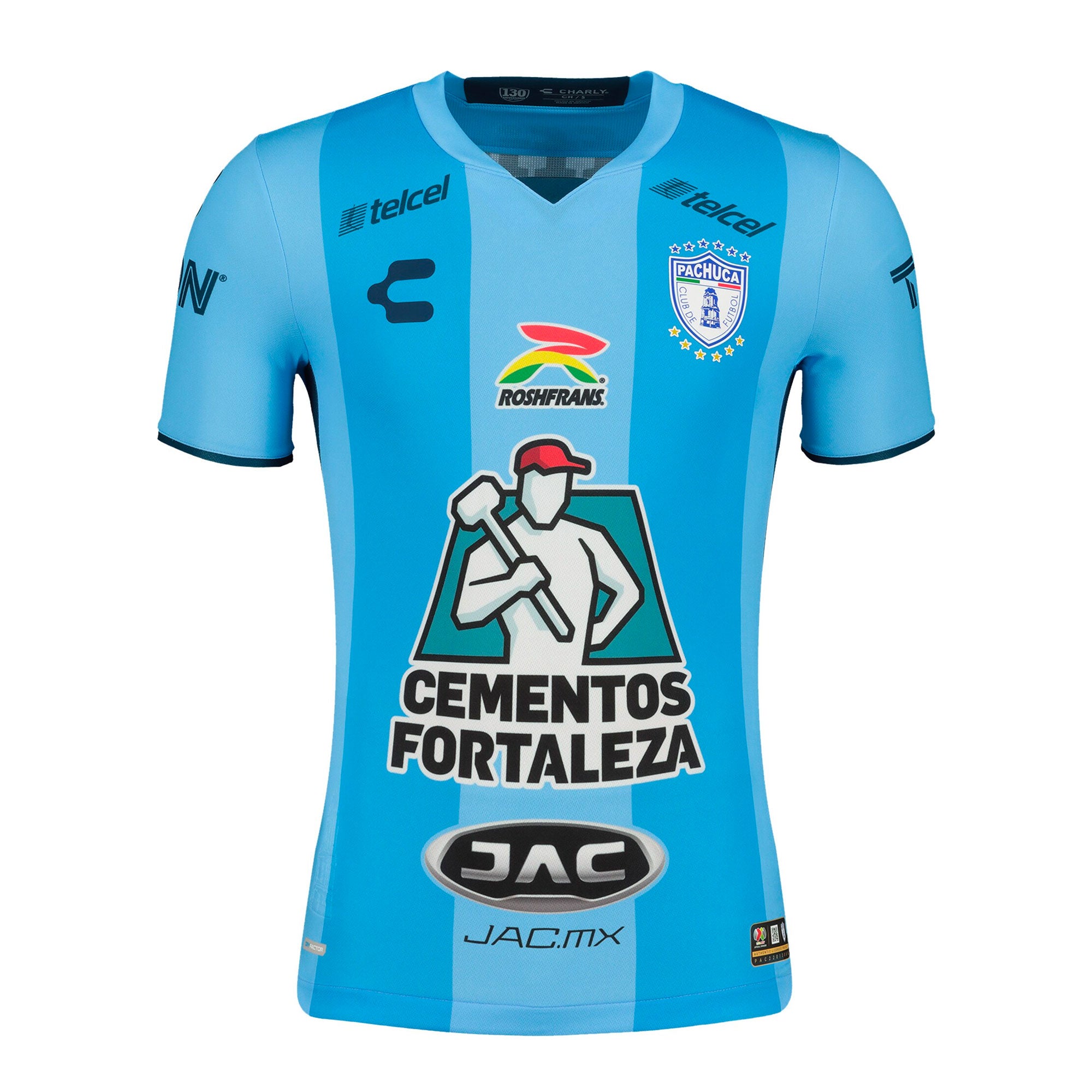 Charly Men's Pachuca 2022/23 Authentic Away Jersey Skyblue