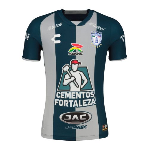 Charly Men's Pachuca 2022/23 Authentic Home Jersey Grey/Silver