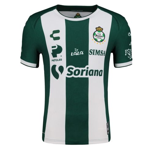 Charly Men's Santos Laguna 2024/25 Authentic Home Jersey White/Green