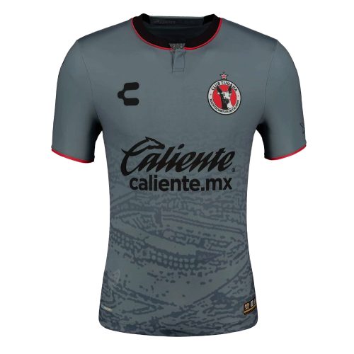 Charly Men's Xolos De Tijuana 2023/24 Authentic Away Jersey Grey/Black
