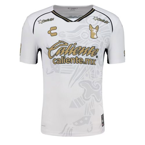 Charly Men's Xolos De Tijuana 2024/25 Authentic Away Jersey White/Gold